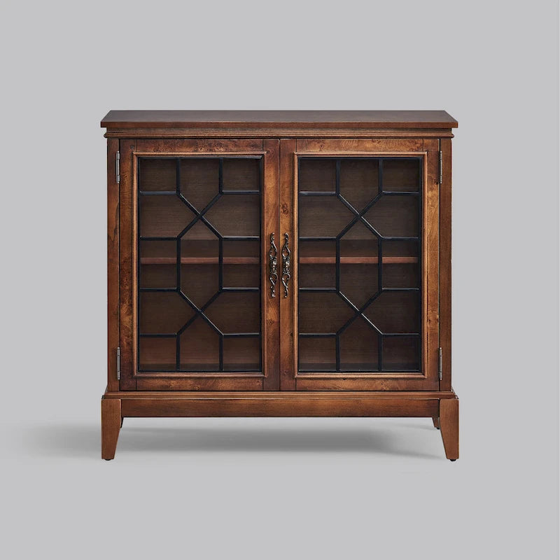 Credenza e buffet, armadietto decorativo con ante, mobiletto console effetto invecchiato per ingresso, soggiorno, camera da letto, cucina