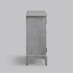 Credenza e buffet, armadietto decorativo con ante, mobiletto console effetto invecchiato per ingresso, soggiorno, camera da letto, cucina