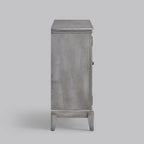 Credenza e buffet, armadietto decorativo con ante, mobiletto console effetto invecchiato per ingresso, soggiorno, camera da letto, cucina