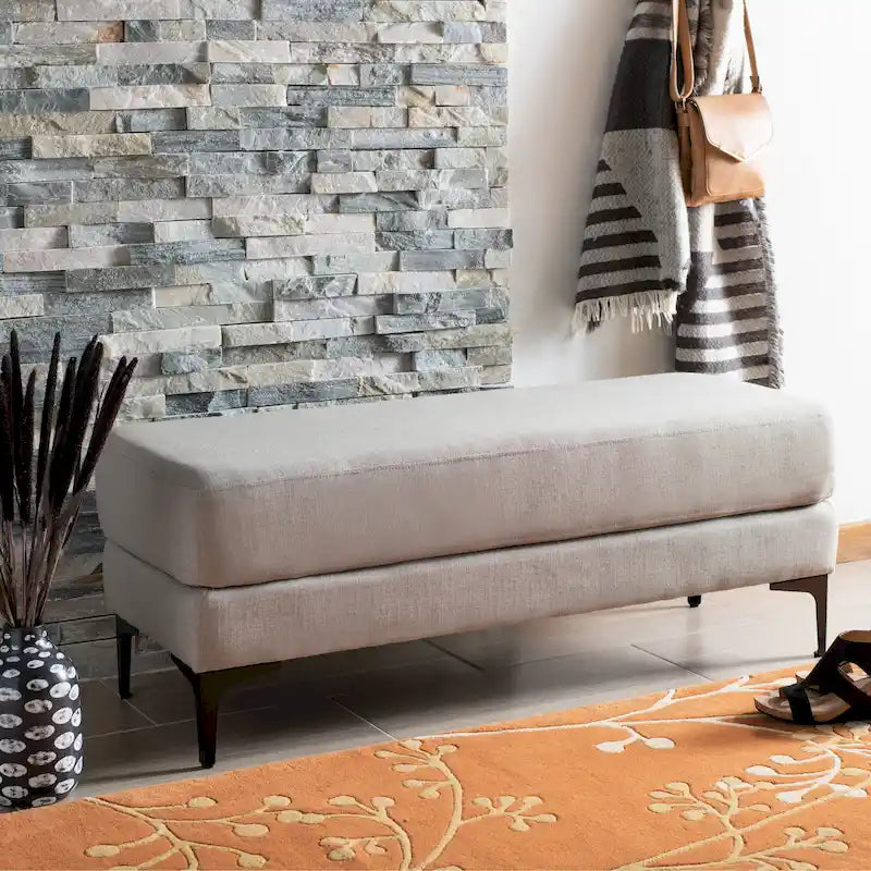 Panca rettangolare Roena - 122 cm L x 46 cm P x 46 cm H