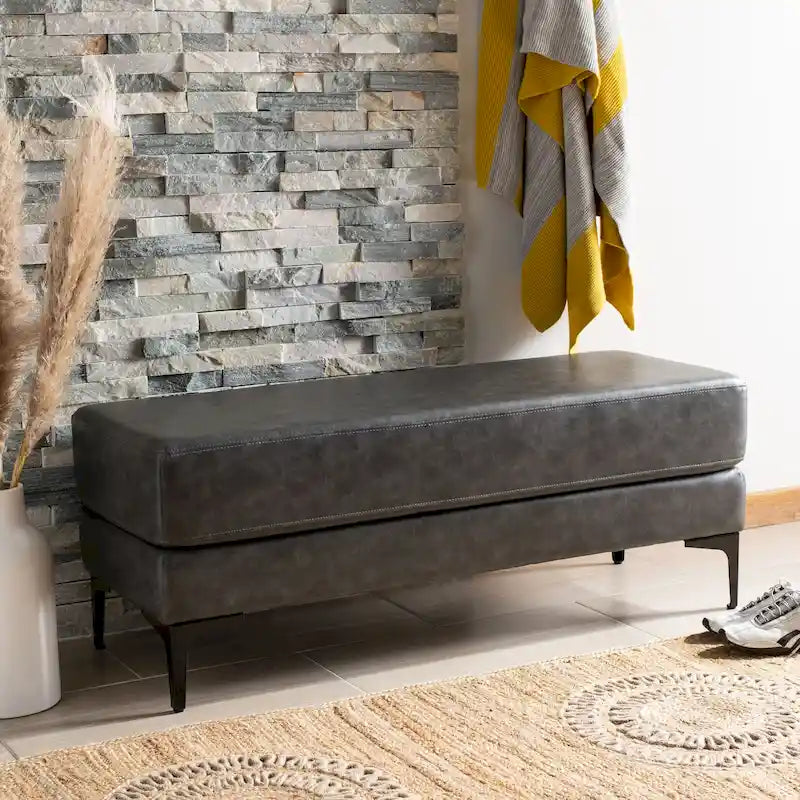 Panca rettangolare Roena - 122 cm L x 46 cm P x 46 cm H