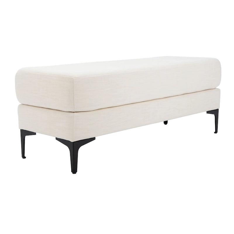 Panca rettangolare Roena - 122 cm L x 46 cm P x 46 cm H