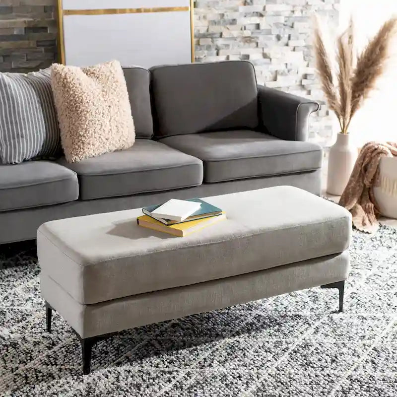 Panca rettangolare Roena - 122 cm L x 46 cm P x 46 cm H
