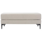 Panca rettangolare Roena - 122 cm L x 46 cm P x 46 cm H