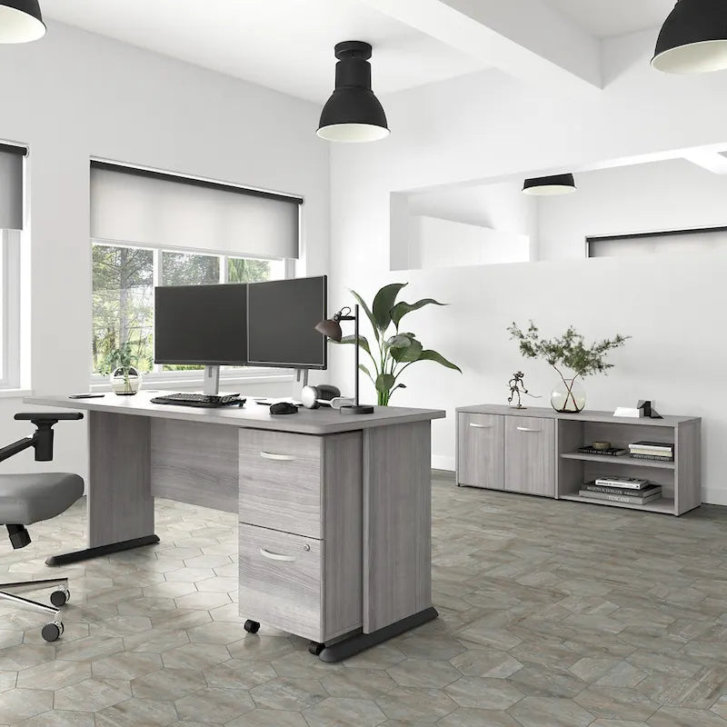 Armadietto portadocumenti mobile a 2 cassetti Studio A - Contenitore su rotelle per ufficio