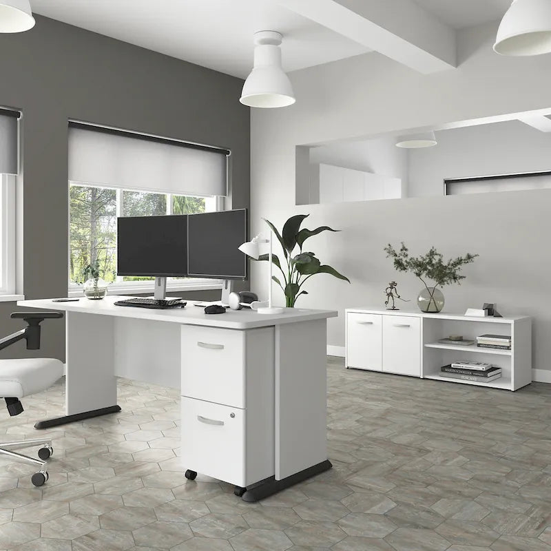 Armadietto portadocumenti mobile a 2 cassetti Studio A - Contenitore su rotelle per ufficio