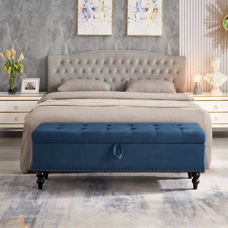 Panca da letto con contenitore 59