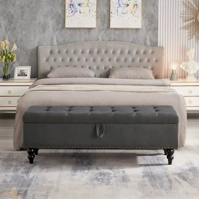Panca da letto con contenitore 59