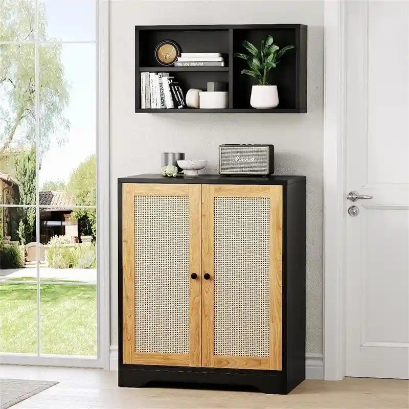 Credenza accentata a 2 ante - 15P x 27,56L x 47,24A