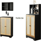 Credenza accentata a 2 ante - 15P x 27,56L x 47,24A