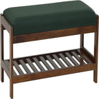Panca scarpiera in legno - 34P x 83,5L x 40A cm