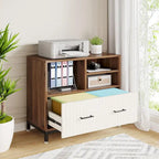 Armadietto Archivio con Cassetto, Formato Letter/Letter/A4, Asta Regolabile