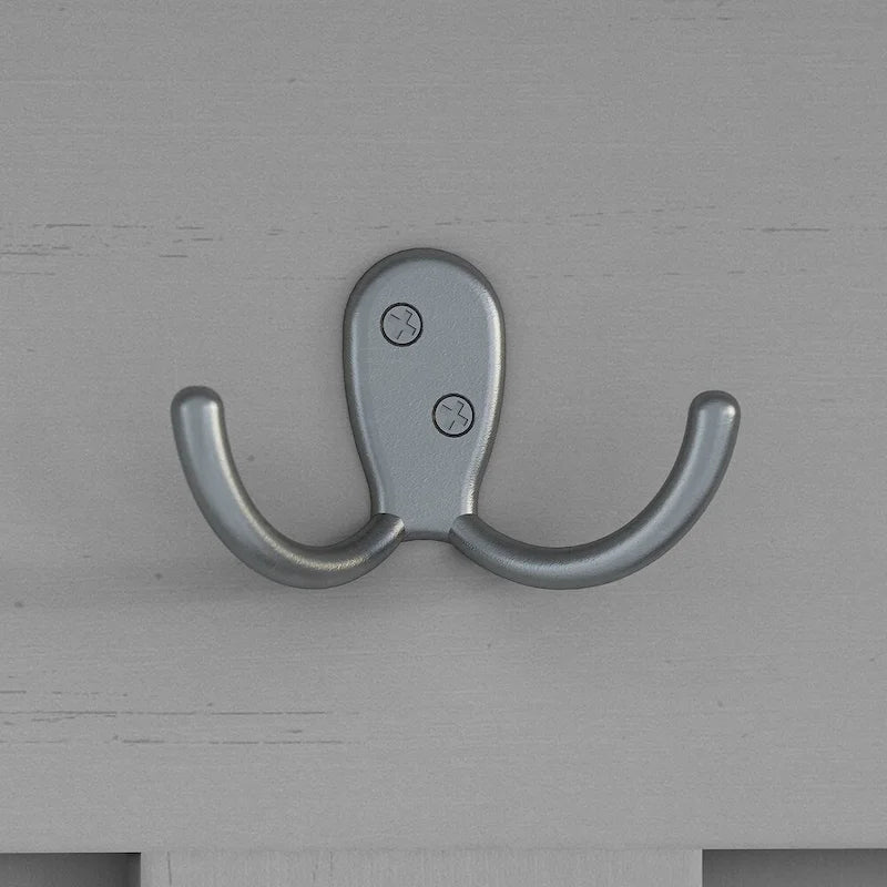 Pannello appendiabiti Salinas con panca contenitore - Grigio Cape Cod 31,73" L x 15,75" P x 68,12" H