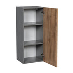 Pensile 12 x 36 a un'anta grigio - 12 x 36 x 12