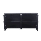 Mobiletto d'accento in stile rustico a 4 ante, mobile credenza in legno, buffet, server, mobile contenitore