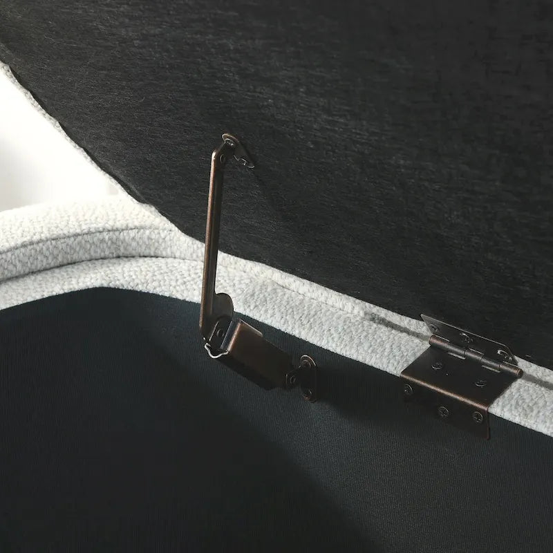 Panca Imbottita con Ampio Spazio ContenitorePouf Contenitore Moderni, per il Soggiorno, l'Ingresso e la Camera da Letto