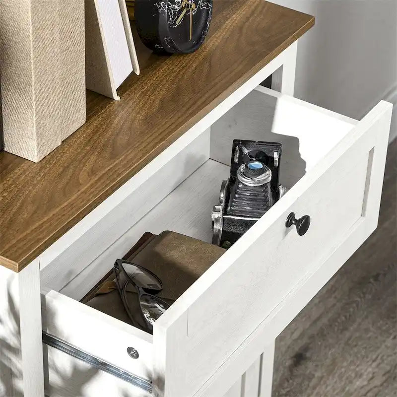 Mobiletto da cucina con cassetto e ripiano regolabile