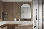24x36 Inch Arched Recessed Medicine Cabinet