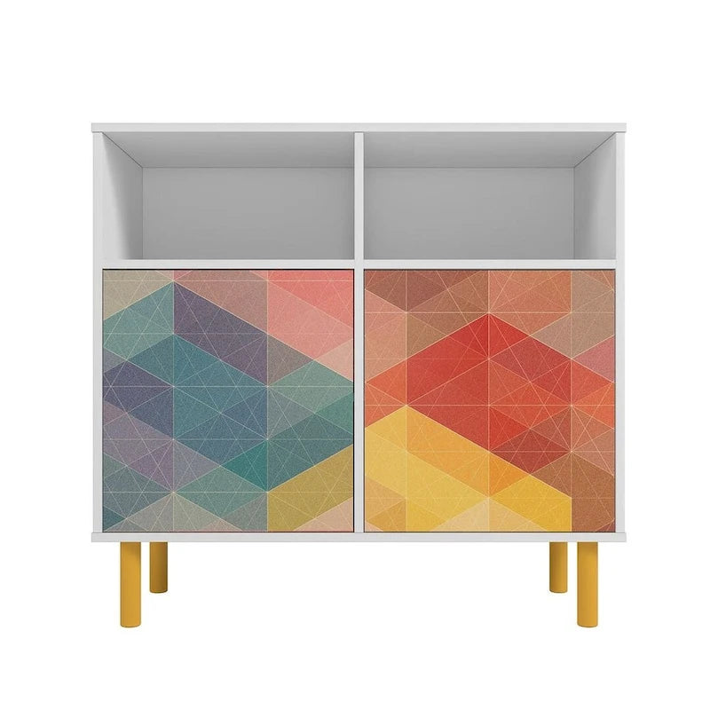 Madia Manhattan Comfort Mid-Century Modern a 6 Ripiani