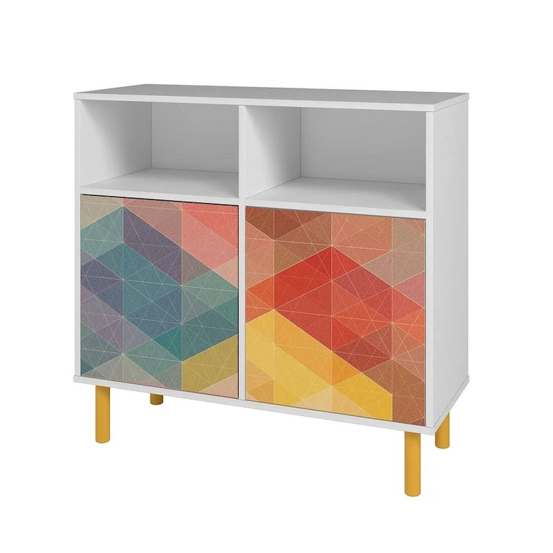 Madia Manhattan Comfort Mid-Century Modern a 6 Ripiani