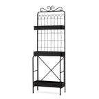 Scaffale Portavasi e Ripostiglio a 3 Ripiani in Metallo da 173 cm - Interno/Esterno