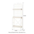 Scaffale Portavasi e Ripostiglio a 3 Ripiani in Metallo da 173 cm - Interno/Esterno