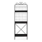 Scaffale Portavasi e Ripostiglio a 3 Ripiani in Metallo da 173 cm - Interno/Esterno