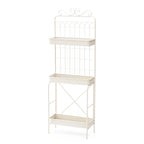 Scaffale Portavasi e Ripostiglio a 3 Ripiani in Metallo da 173 cm - Interno/Esterno