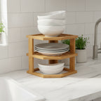 Lipper International 3 Tier Corner Shelf