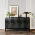 Mobile Credenza con Buffet a 4 Ante in Legno Laccato Accent