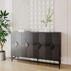 Mobile Credenza con Buffet a 4 Ante in Legno Laccato Accent